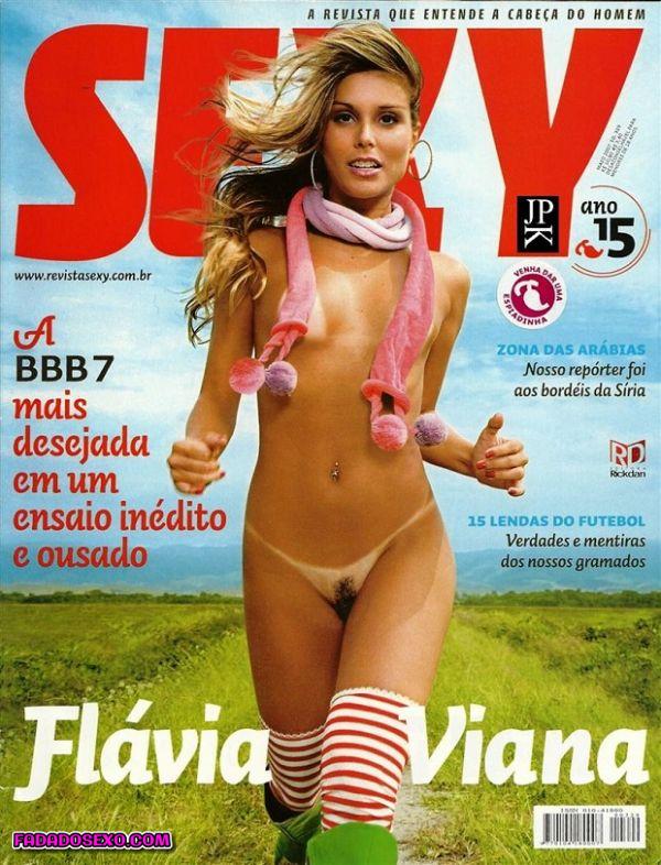 Flávia Viana Nua Revista Sexy