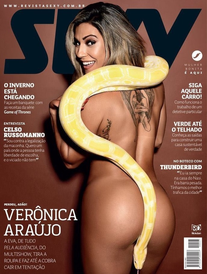 Veronica Araujo Nua Revista Sexy